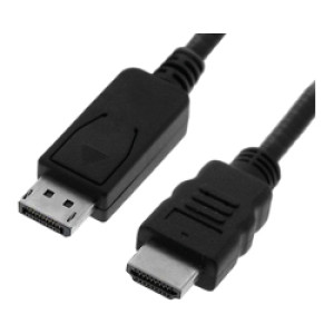 Kabel DisplayPort v1.1, DP - HDMI (HDTV), M/M, 1.0m, Roline VALUE